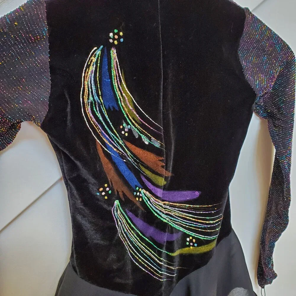 Girls Figure Skating competition Dance Dress Costume